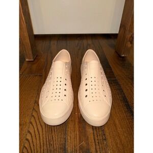 Native Shoes Jefferson Slip On Perforated Rubber Men Size M10 Pink Water Shoes